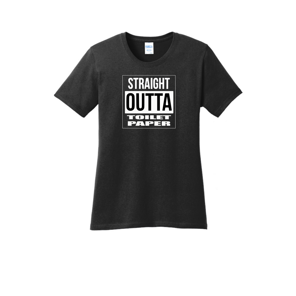 Straight Outta Toilet Paper black | Minnesota T-Shirts Sweatshirts with ...